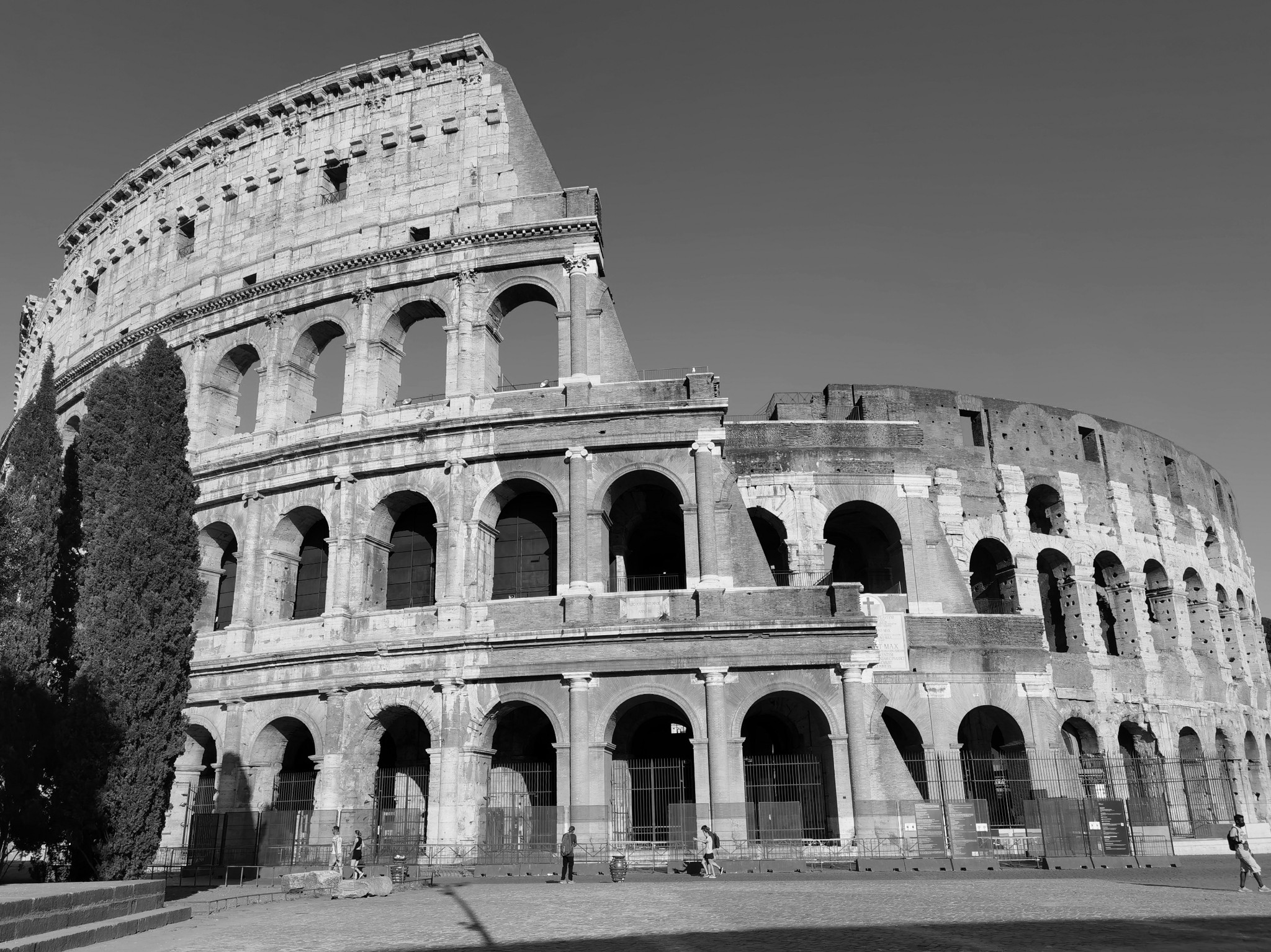 Colisée à Rome vue extérieure