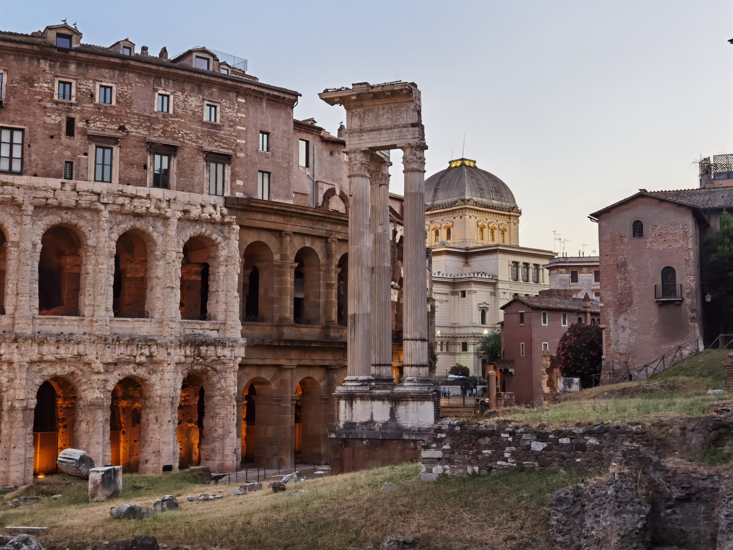 Théâtre de Marcellus à Rome, près du quartier du Ghetto juif